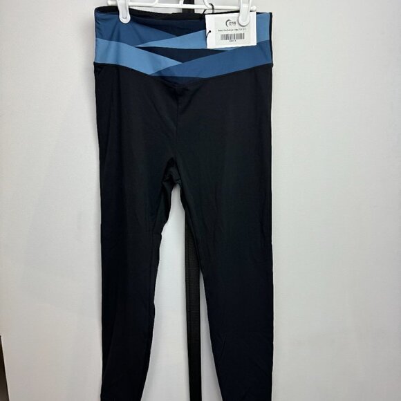 NWT - Zyia Shades of Blue Block Luxe Hi=Rise 7/8 Size 8-10 - Picture 5 of 8